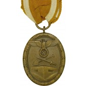 Medalla Westwall del III Reich.