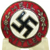 Early NSDAP "Heil Hitler" badge. Ges.Gesch 