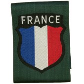 Écusson de manche des volontaires français de la Wehrmacht