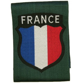Franska frivilliga i Wehrmacht ärmuppslag. Espenlaub militaria