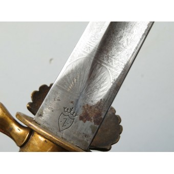 Hirschfänger, alemán Hunter cuchillo, al final del siglo 19. Espenlaub militaria