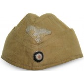 Luftwaffe tropical side cap, made in Danmark,  56 1/2. Dated 1941.
