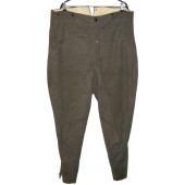 М36 Pantalones de la Wehrmacht o de las SS. Gris piedra
