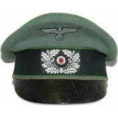 Alter Art-stil Wehrmacht bergsoldater visor hatt, Gebirgsjäger.