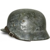 Стальной шлем Вермахта, М 35 в камуфляжном окрасе