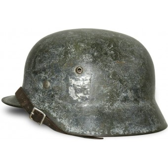 Casque dacier camouflage WW2 Wehrmacht Heer М35. Espenlaub militaria