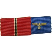Medaglia del fronte orientale e medaglia al servizio di lunga durata a nastro