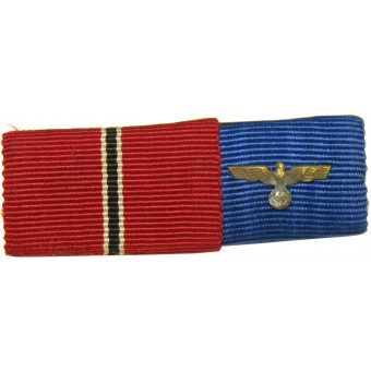 Medaglia Ostfront e Service Medal lungo ribbon bar. Espenlaub militaria