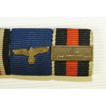 WW2 Terzo Reich Wehrmacht Soldato o NCO ribbon bar. Espenlaub militaria