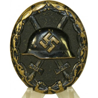 WW2 Saksan haavamerkki mustana 1939. Espenlaub militaria
