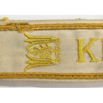 A tunic removed Kreta Campaign Cufftitle. Espenlaub militaria