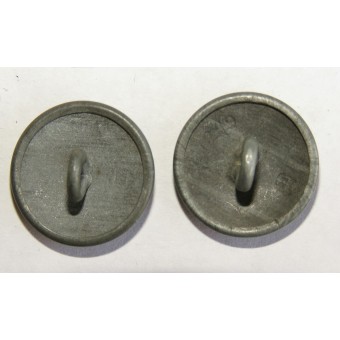 Bretelles boutons avec le numéro dunité « 14 » pour la veste HJ ou Wehrmacht uniforme.. Espenlaub militaria