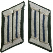 Wehrmacht Medical Service Collar-flikar i officerens rang.