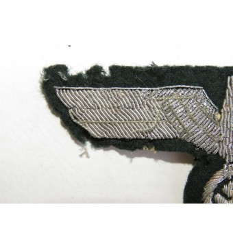Нагрудный орёл на китель Вермахт. Ручная вышивка. Espenlaub militaria