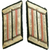 Wehrmacht officers rank collar for the armored troops or Panzergrenadier Feldbluse