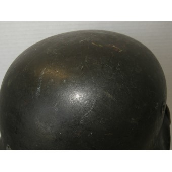 German single decal steel helmet m40 EF 62. Wehrmacht. Espenlaub militaria