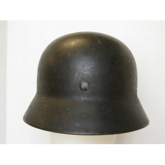 German single decal steel helmet m40 EF 62. Wehrmacht. Espenlaub militaria
