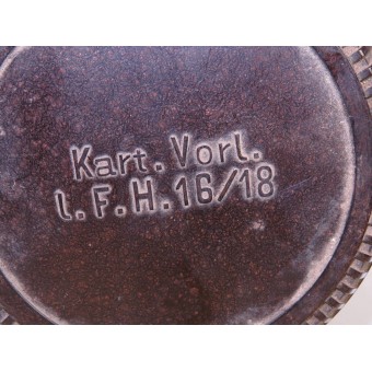 Kart.Vorl.l.F.H. envase Polvo 16/18 , por leichte Feldhaubitze 16/18. Espenlaub militaria