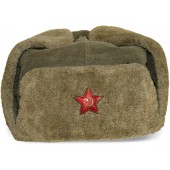Röda armén M1940 vintermössa Ushanka