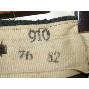 Pantalones Waffen SS m1943- 910 fábrica. Espenlaub militaria