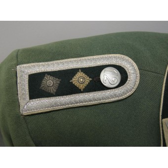 Wehrmacht Infanterie Waffenrock túnica para Ofw A.Löffler - Inf-Regimiento 17 Brauschweig. Espenlaub militaria