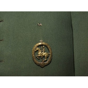 Wehrmacht Infanterie Waffenrock tunika för Ofw A.Löffler - Inf-Regiment 17 Brauschweig. Espenlaub militaria