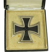 Iron Cross First Class 1939 with presentation Case, L 59.