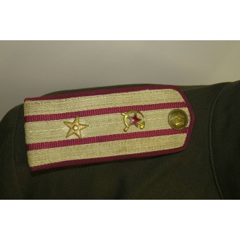 Soviética M 43 oficiales gimnasterka por Mayor de suministro / servicio Comisariado.. Espenlaub militaria