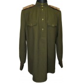 Soviet M 43 officers gimnasterka for Major of supply/comissariat service.