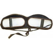 Soviet tank crew or dispatch rider's leather goggles