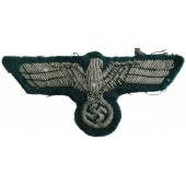 Wehrmacht Heer tuniek verwijderd aluminium bullion eagle