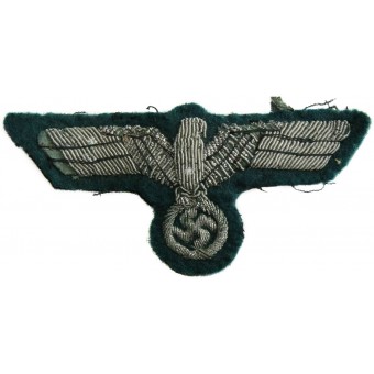 Wehrmacht Heer aigle de lingots daluminium enlevé tunique. Espenlaub militaria