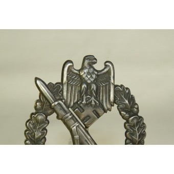 WW2 Asalto insignia de infantería - en plata.. Espenlaub militaria