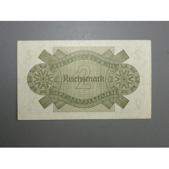 3rd Reich Ocupation Reichsmarks para los Territorios del Este 2 Reichsmark. Espenlaub militaria