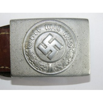 Aluminium-Polizeischnalle Friedrich Linden Lüdenscheid/ FLL1940. Espenlaub militaria