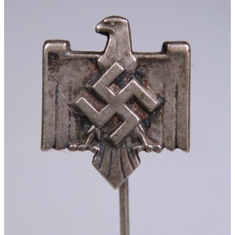 DRL-ledarmärke i silver. 18x15 mm. Espenlaub militaria