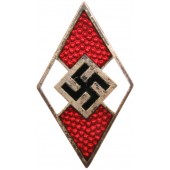 Insignia de miembro de las Juventudes Hitlerianas M 1/92 RZM, Carl Wild