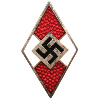Insignia de membresía juvenil de Hitler M 1/92 RZM, Carl Wild. Espenlaub militaria