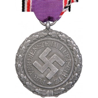 Medalla Für Verdienste im Luftschutz 1938. Alu. Espenlaub militaria