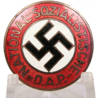 BADGE DEL PARTY NSDAP 9 ROBERT HAUSCHILD. Espenlaub militaria