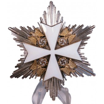 Orden des Deutschen Adlers - Stern 2. Klasse mit Schwertern, von Godet. Espenlaub militaria