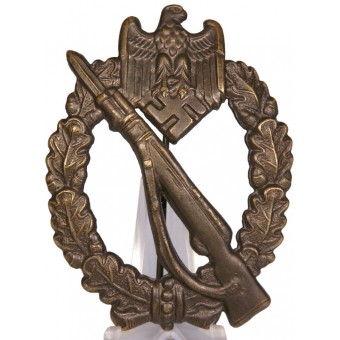 Schickle/Meyer design Infanteriesturmabzeichen i brons märke. Espenlaub militaria