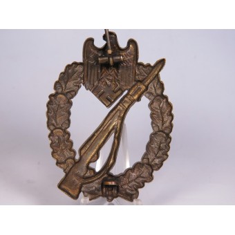 Schickle/Meyer design Infanteriesturmabzeichen in Bronze badge. Espenlaub militaria