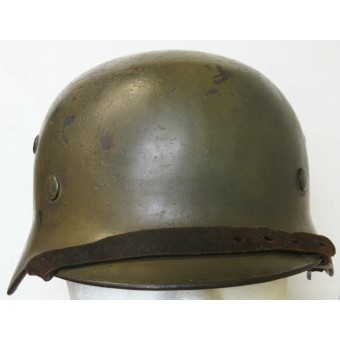 Шлем м35 Люфтваффе в камуфляже. ET 62 выпуска 1936 года. Espenlaub militaria