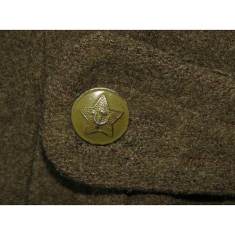Overcoat for command personnel M 1942 in khaki colour. Espenlaub militaria