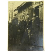 Foto van Rode Leger piloten van het hoofdkwartier van het N-de regiment