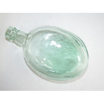 Russian Imperial Army water bottle, glass. Espenlaub militaria
