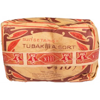 Embalaje de tabaco producido antes de la guerra en el estonio soviético, ESSR. Espenlaub militaria