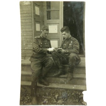 Zwei Ordensträger, Piloten der Luftwaffe der Roten Armee. Espenlaub militaria