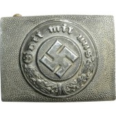 3rd Reich police aluminum buckle. 
